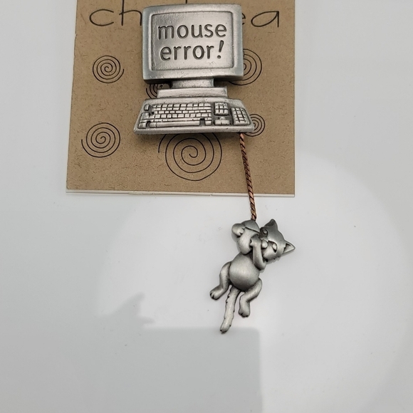 Cute Cat and Mouse broach. Brand new. - Picture 2 of 6